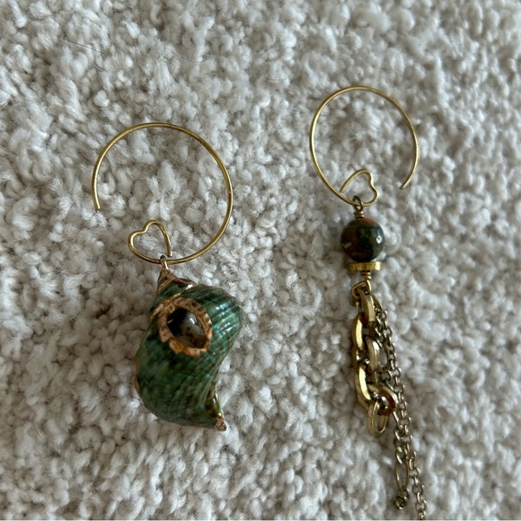 Ginger 13 Shell & Gemstone Earrings - Picture 9 of 14